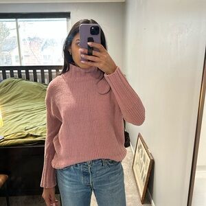 Philosophy Dusty Pink Turtleneck Sweater